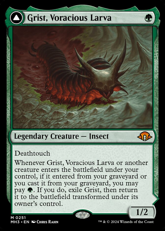 Grist, Voracious Larva // Grist, the Plague Swarm 251 (Modern Horizons 3)  | Good Games Cannington