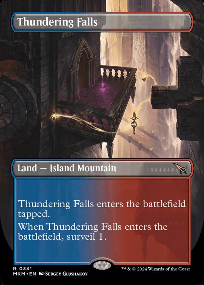 Thundering Falls Borderless 331 (Murders at Karlov Manor)  - Foil | Good Games Cannington