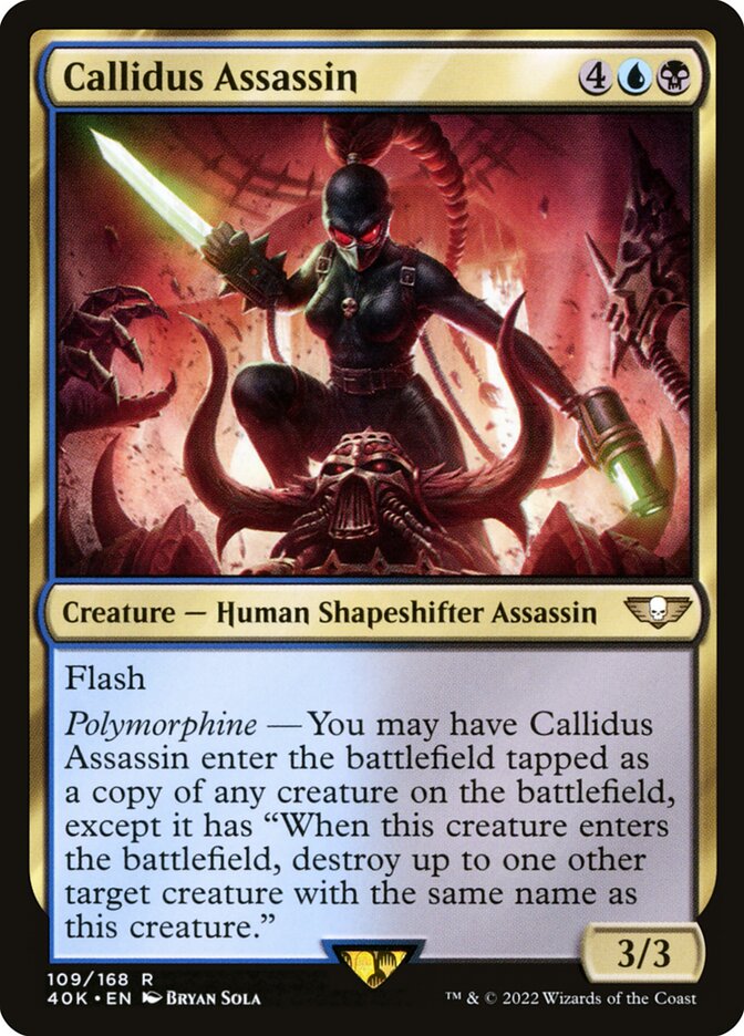 Callidus Assassin 109 (Universes Beyond: Warhammer 40,000)  | Good Games Cannington
