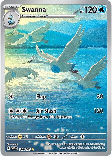 Swanna 110/086 (SV: White Flare)  - Holofoil | Good Games Cannington