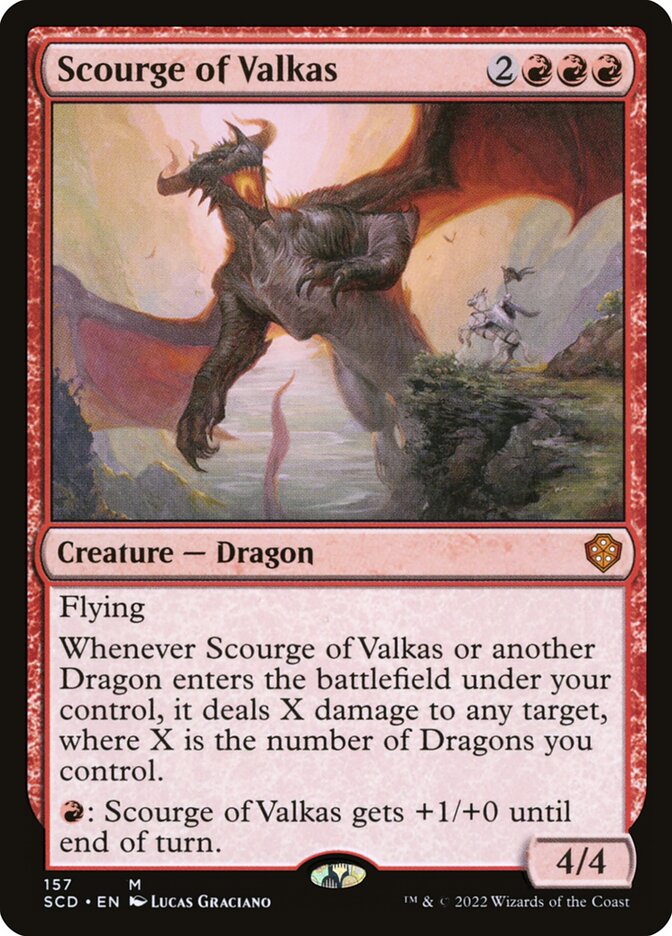 Scourge of Valkas 157 (Starter Commander Decks)  | Good Games Cannington