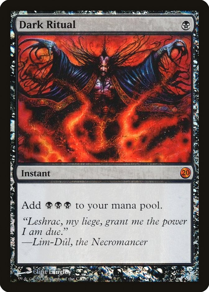 Dark Ritual 1 (From the Vault: Twenty)  - Foil | Good Games Cannington