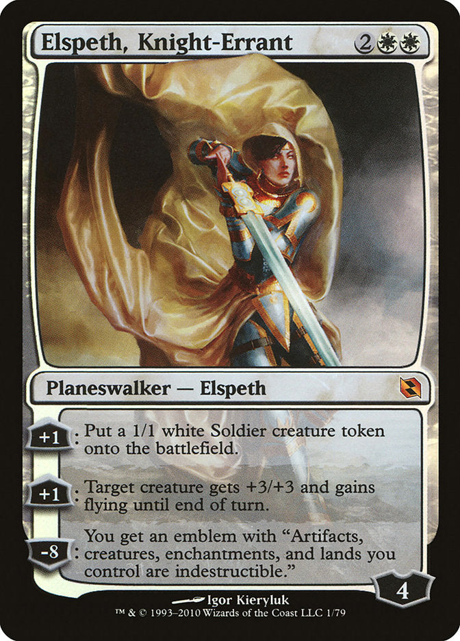 Elspeth, Knight-Errant 1/79 (Duel Decks: Elspeth vs. Tezzeret)  - Foil | Good Games Cannington