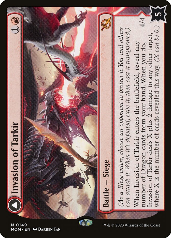 Invasion of Tarkir // Defiant Thundermaw 149 (March of the Machine)  - Foil | Good Games Cannington