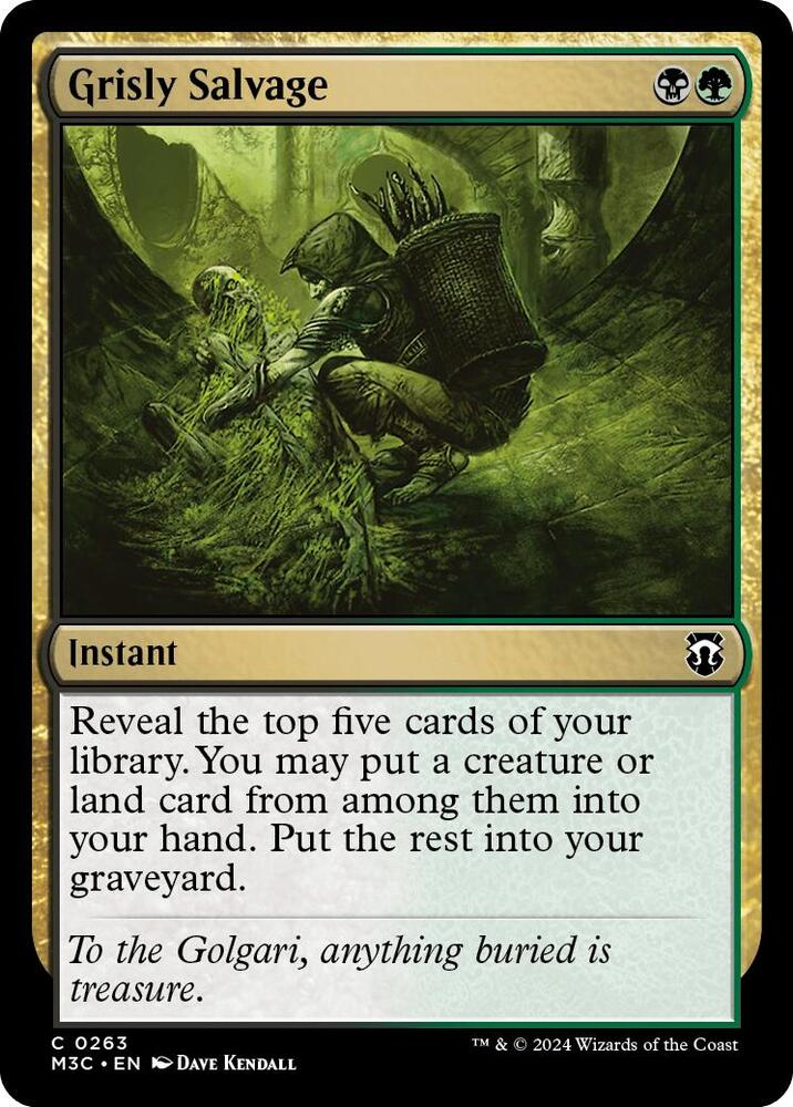 Grisly Salvage 263/411 (Commander: Modern Horizons 3)  - Ripple Foil | Good Games Cannington