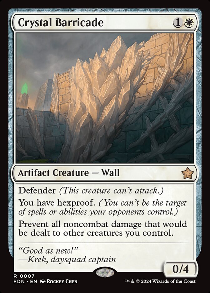 Crystal Barricade 7 (Foundations)  | Good Games Cannington