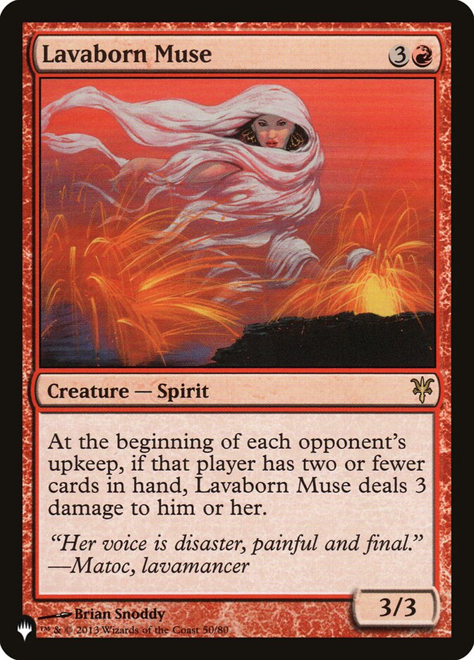 Lavaborn Muse 50/80 (The List Reprints)  | Good Games Cannington