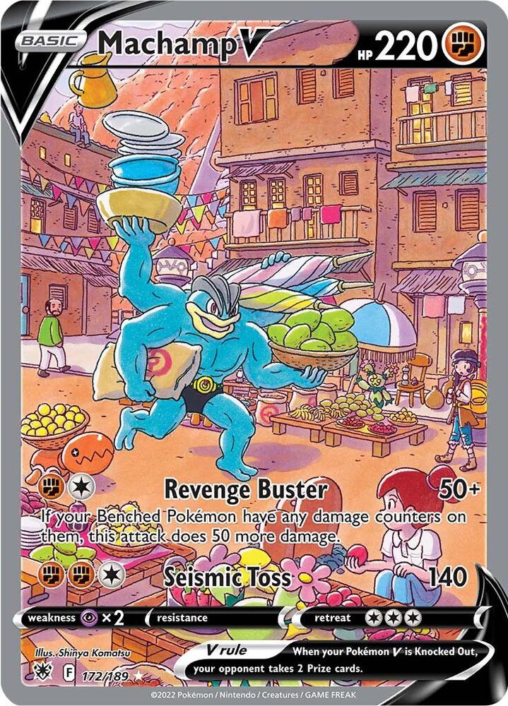 Machamp V 172/189 (SWSH10: Astral Radiance)  - Holofoil | Good Games Cannington