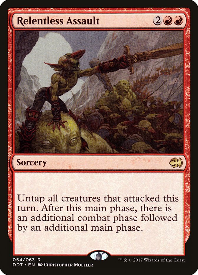 Relentless Assault 54/63 (Duel Decks: Merfolk vs. Goblins)  | Good Games Cannington