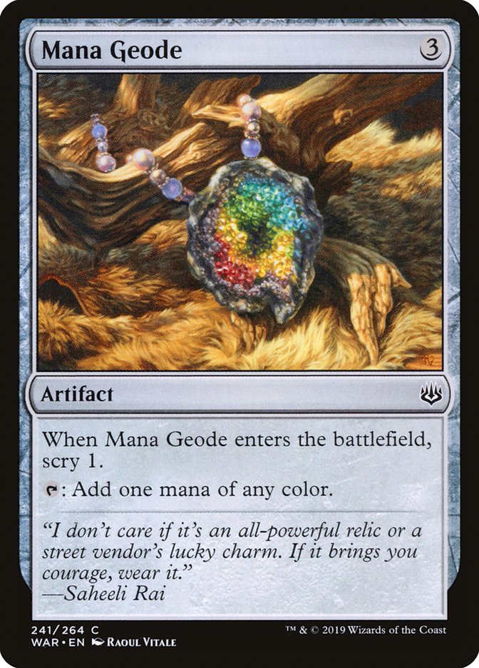 Mana Geode 241/264 (War of the Spark)  - Foil | Good Games Cannington