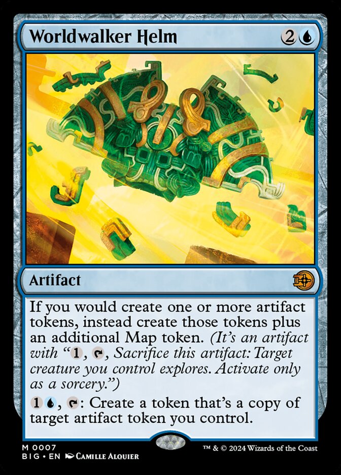 Worldwalker Helm 7 (Outlaws of Thunder Junction: The Big Score)  - Foil | Good Games Cannington