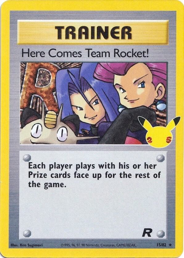 Here Comes Team Rocket! 15/82 (Celebrations: Classic Collection)  - Holofoil | Good Games Cannington