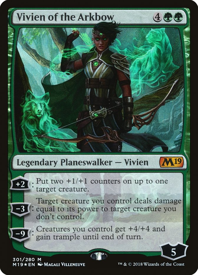 Vivien of the Arkbow 301 (Core Set 2019)  - Foil | Good Games Cannington