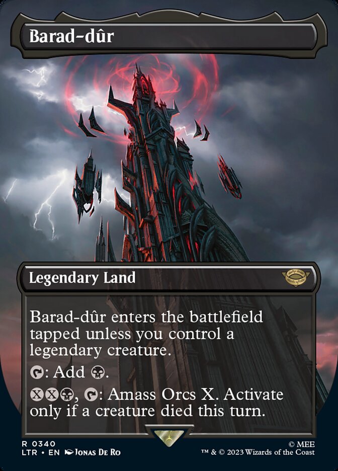 Barad-dûr 340 (Universes Beyond: The Lord of the Rings: Tales of Middle-earth)  | Good Games Cannington