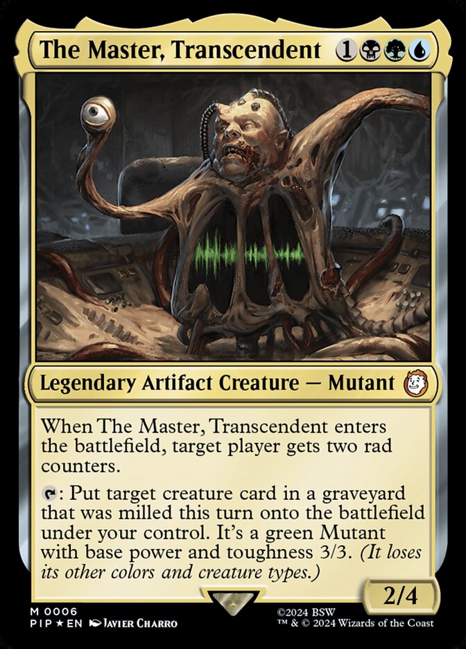 The Master, Transcendent 6 (Universes Beyond: Fallout)  - Foil | Good Games Cannington