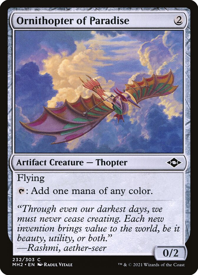 Ornithopter of Paradise 232 (Modern Horizons 2)  | Good Games Cannington