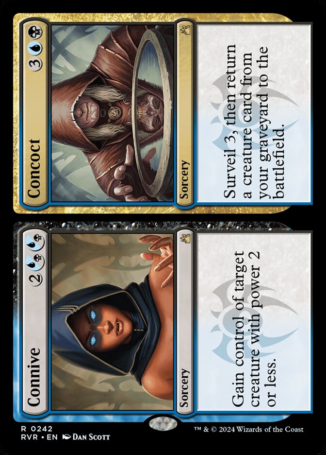 Connive // Concoct 242/291 (Ravnica Remastered)  - Foil | Good Games Cannington