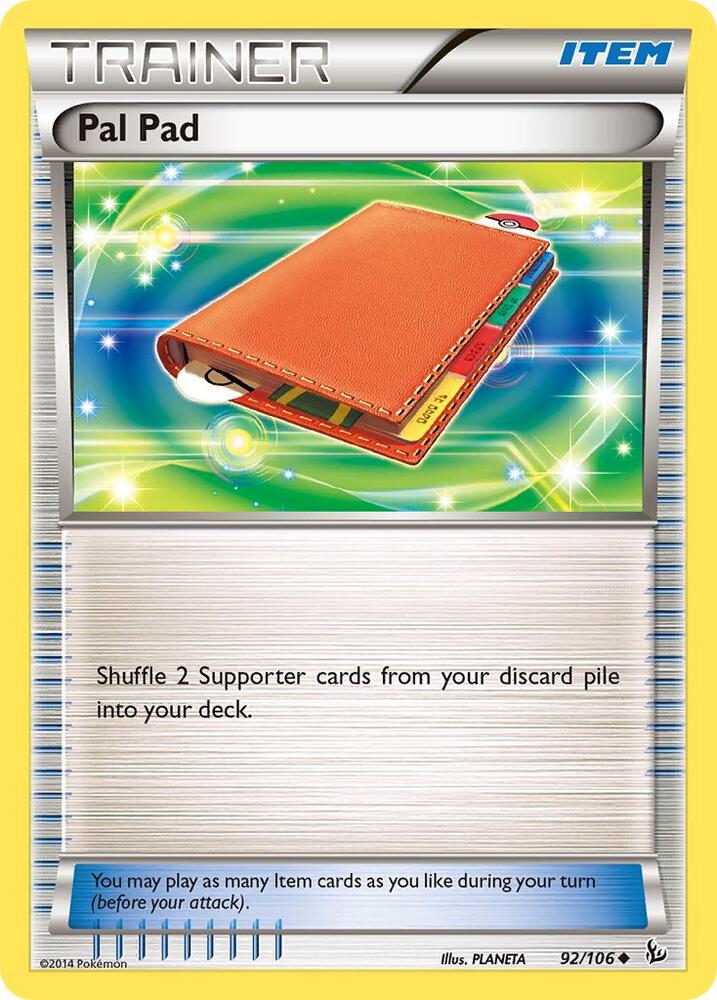 Pal Pad 92/106 (XY - Flashfire)  | Good Games Cannington