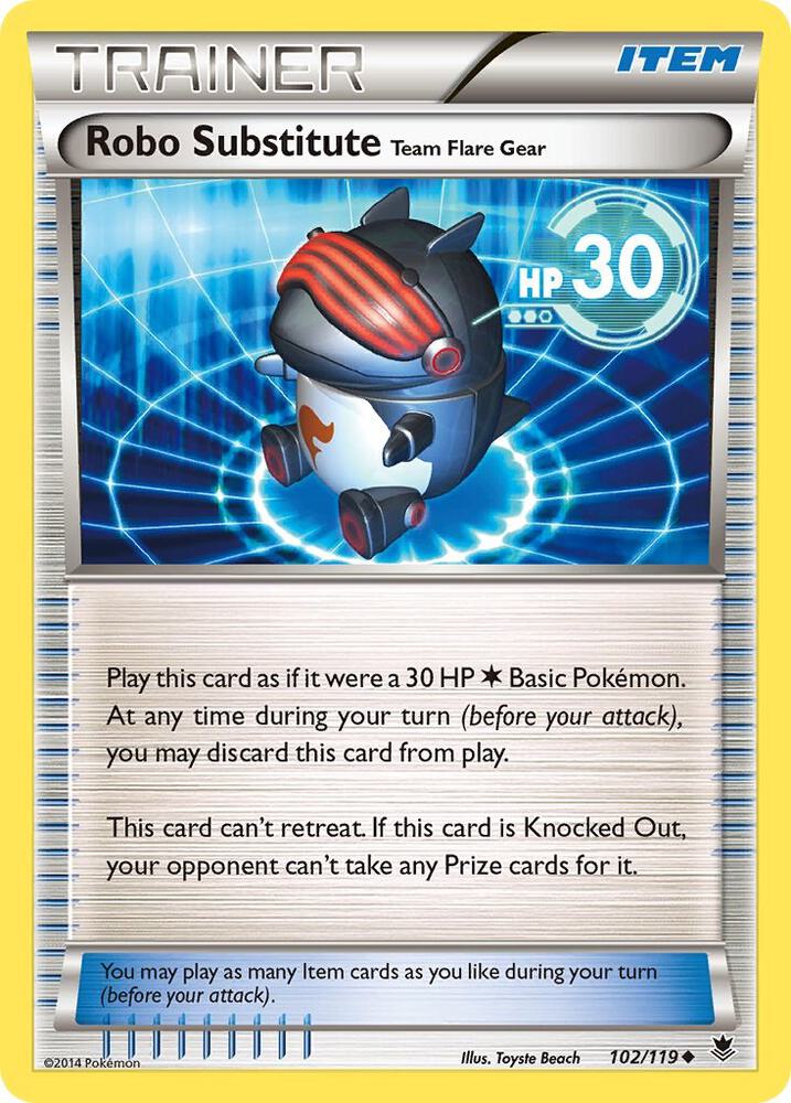 Robo Substitute 102/119 (XY - Phantom Forces)  | Good Games Cannington