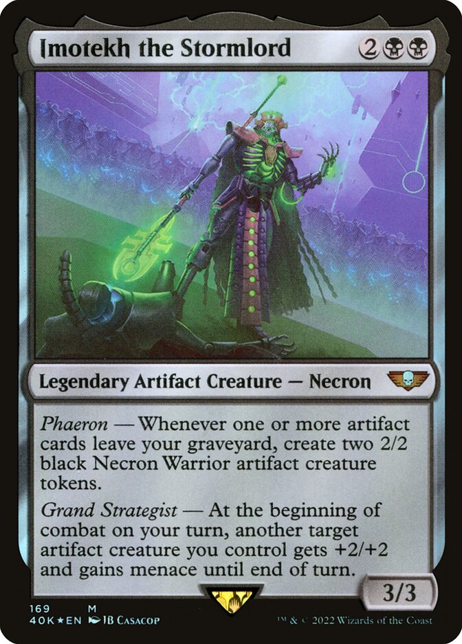 Imotekh the Stormlord 169 (Universes Beyond: Warhammer 40,000)  - Foil | Good Games Cannington