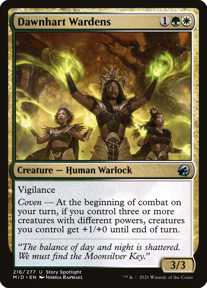 Dawnhart Wardens 216/277 (Innistrad: Midnight Hunt)  | Good Games Cannington