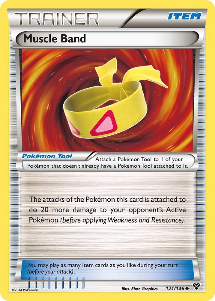 Muscle Band 121/146 (XY Base Set)  | Good Games Cannington