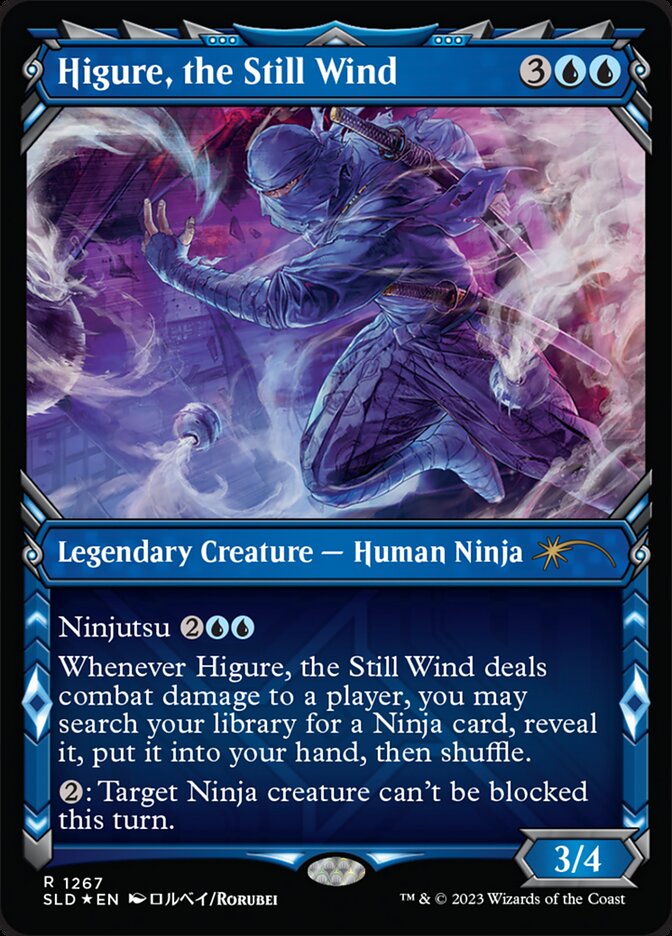 Higure, the Still Wind 1267 (Secret Lair Drop Series)  - Showcase Halo Foil | Good Games Cannington
