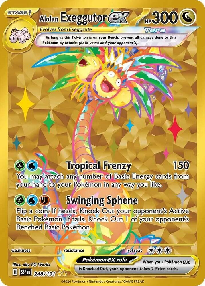 Alolan Exeggutor ex 248/191 (SV08: Surging Sparks)  - Holofoil | Good Games Cannington