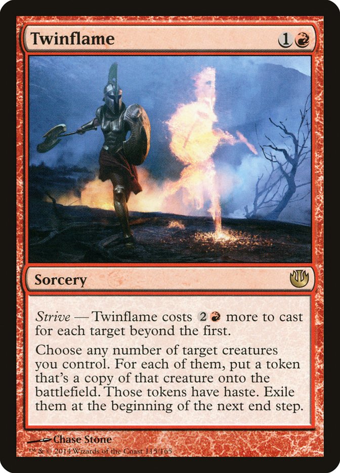 Twinflame 115/165 (Journey Into Nyx)  - Foil | Good Games Cannington