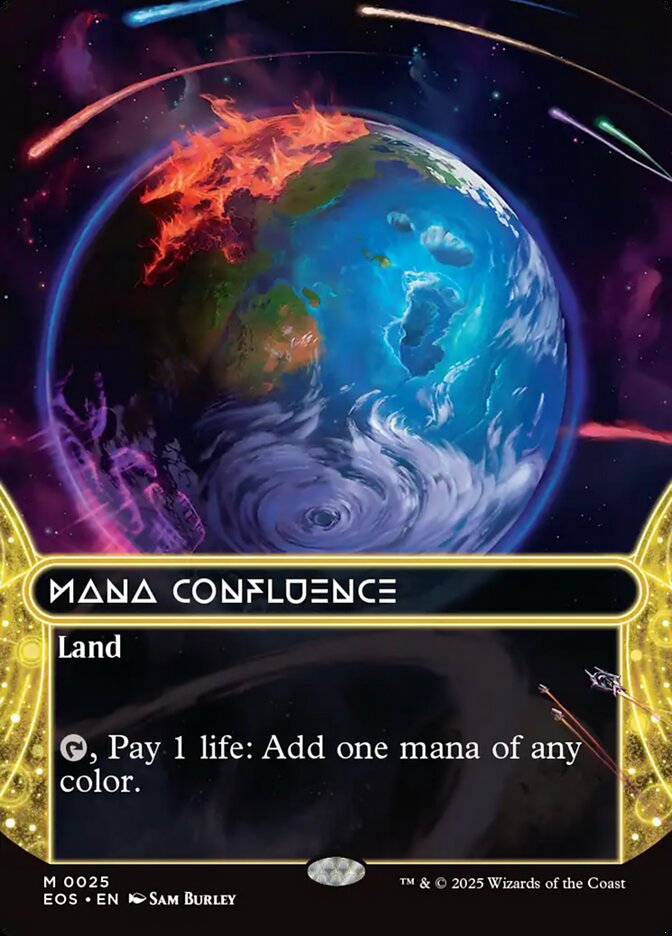 Mana Confluence 25 (Edge of Eternities: Stellar Sights)  - Borderless Foil | Good Games Cannington