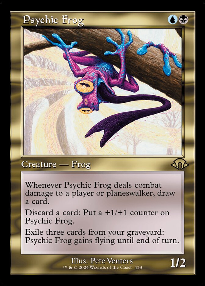 Psychic Frog 433 (Modern Horizons 3)  - Foil | Good Games Cannington