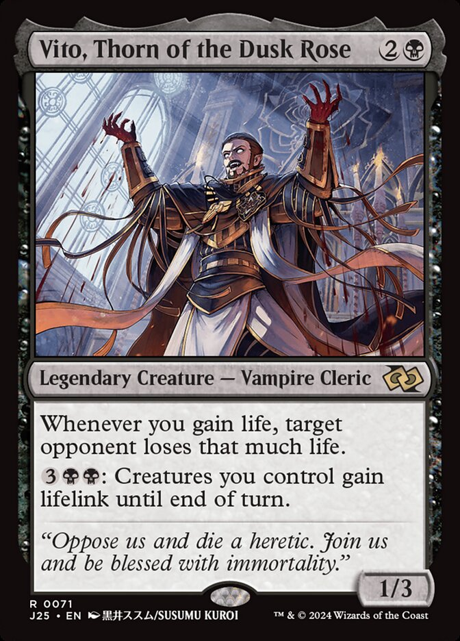 Vito, Thorn of the Dusk Rose 71 (Foundations Jumpstart)  | Good Games Cannington