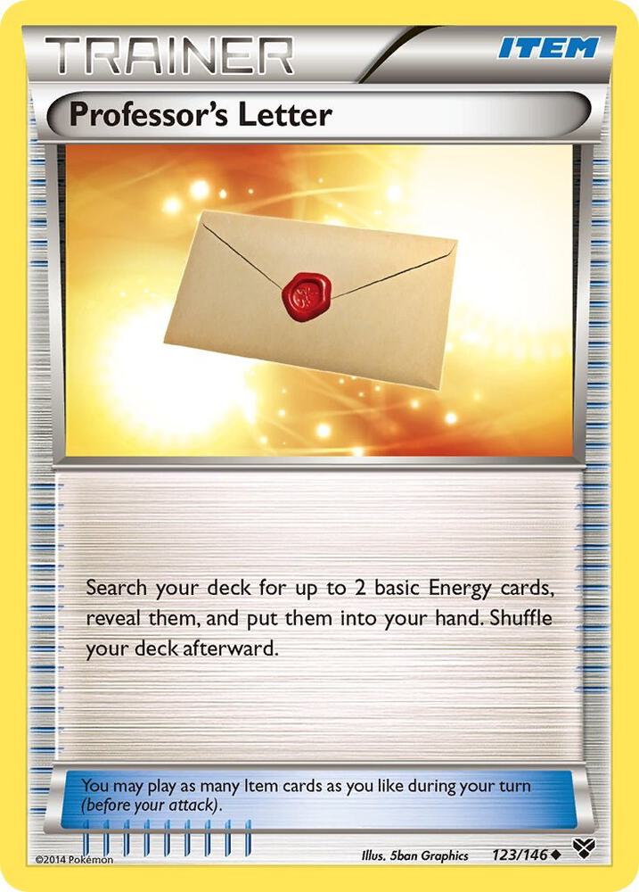 Professors Letter 123/146 (XY Base Set)  | Good Games Cannington