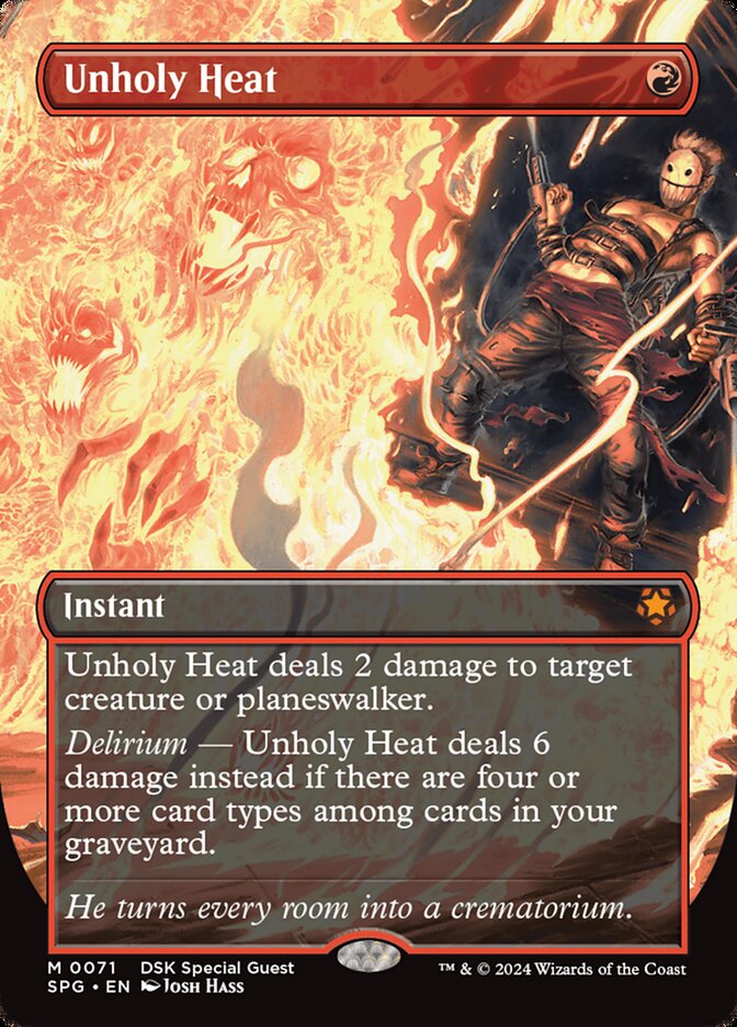 Unholy Heat 71 (Special Guests)  - Foil | Good Games Cannington