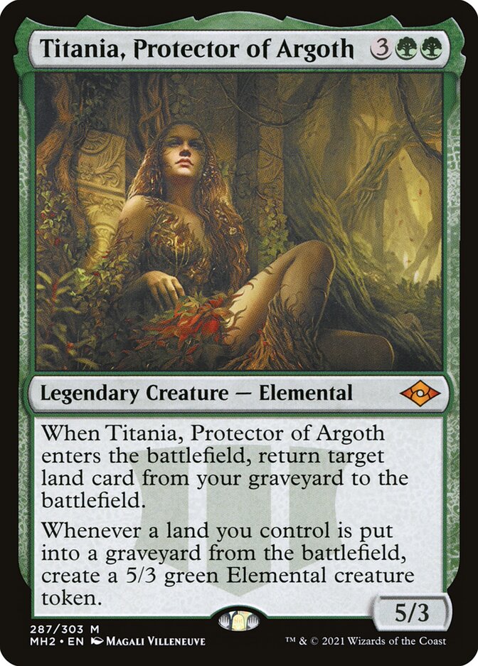 Titania, Protector of Argoth 287 (Modern Horizons 2)  | Good Games Cannington