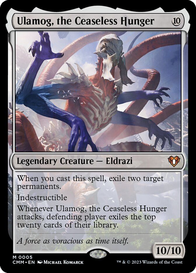 Ulamog, the Ceaseless Hunger 5 (Commander Masters)  - Foil | Good Games Cannington