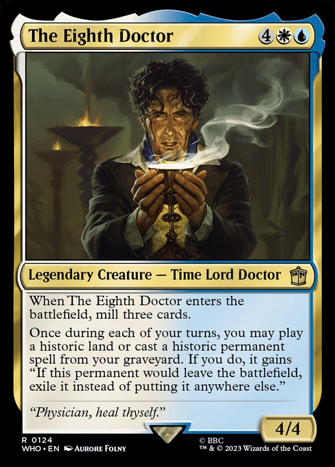 The Eighth Doctor 124/331 (Universes Beyond: Doctor Who)  - Foil | Good Games Cannington