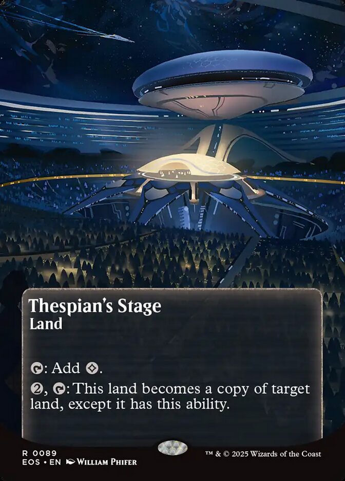 Thespian's Stage 89 (Edge of Eternities: Stellar Sights)  - Foil | Good Games Cannington