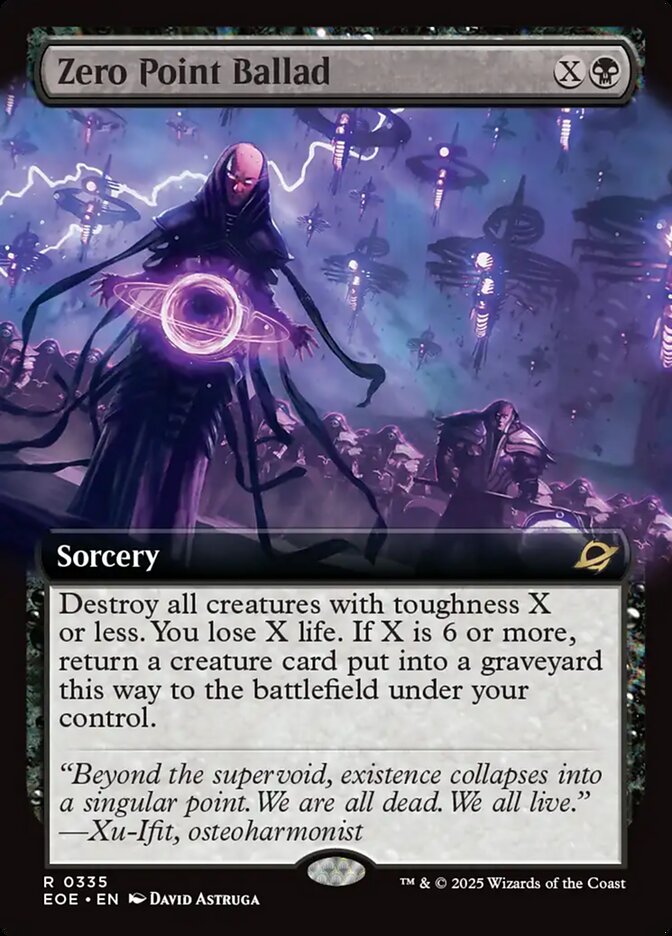 Zero Point Ballad 335/276 (Edge of Eternities)  - Extended Art Foil | Good Games Cannington