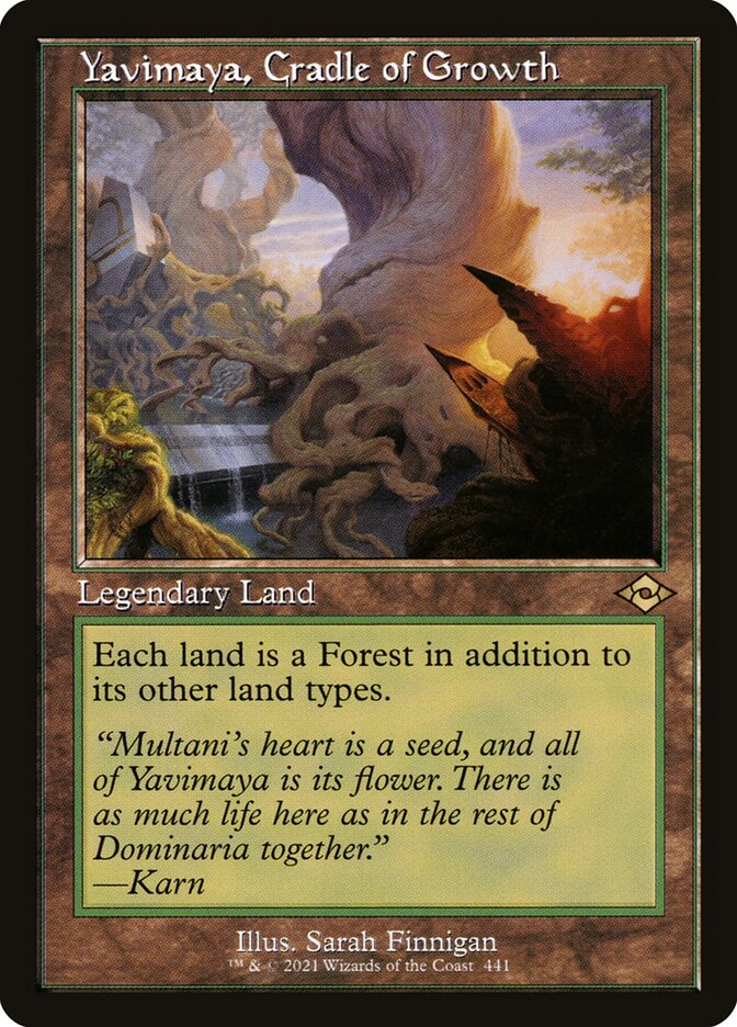 Yavimaya Cradle of Growth Retro Frame 441 (Modern Horizons 2)  - Foil | Good Games Cannington