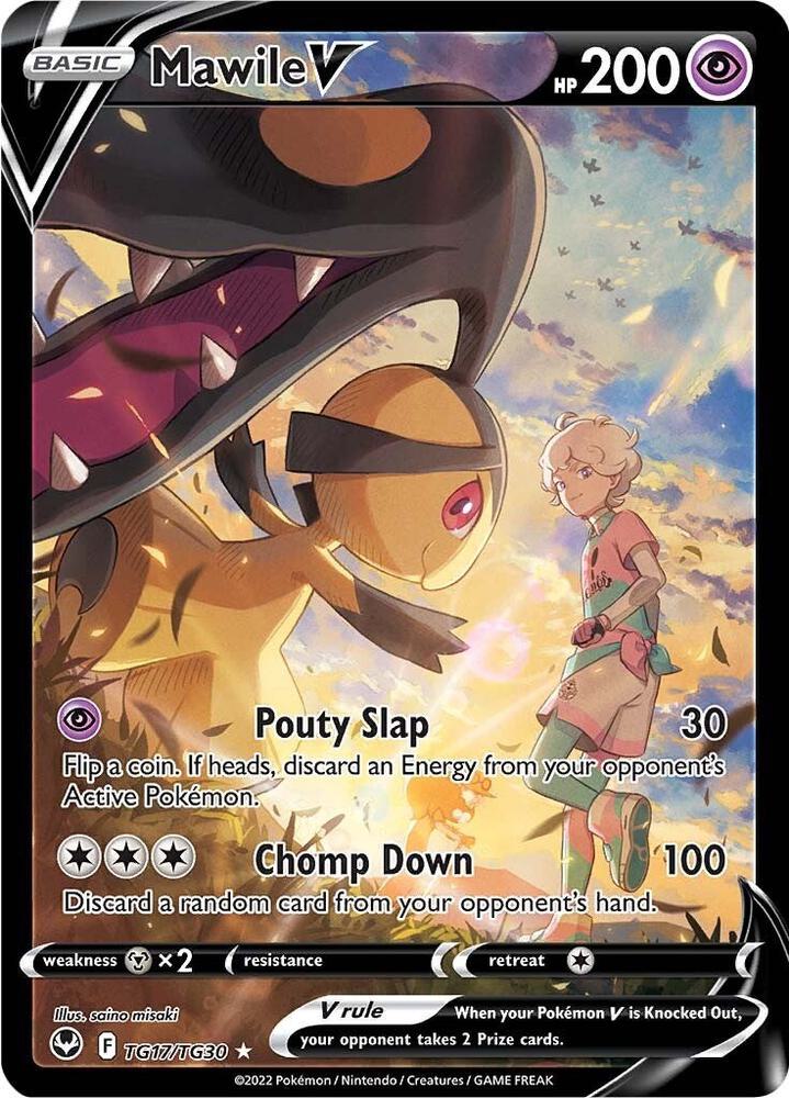 Mawile V TG17/TG30 (SWSH12: Silver Tempest Trainer Gallery)  - Holofoil | Good Games Cannington