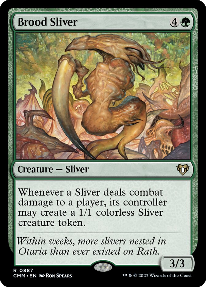 Brood Sliver 887/451 (Commander Masters)  | Good Games Cannington