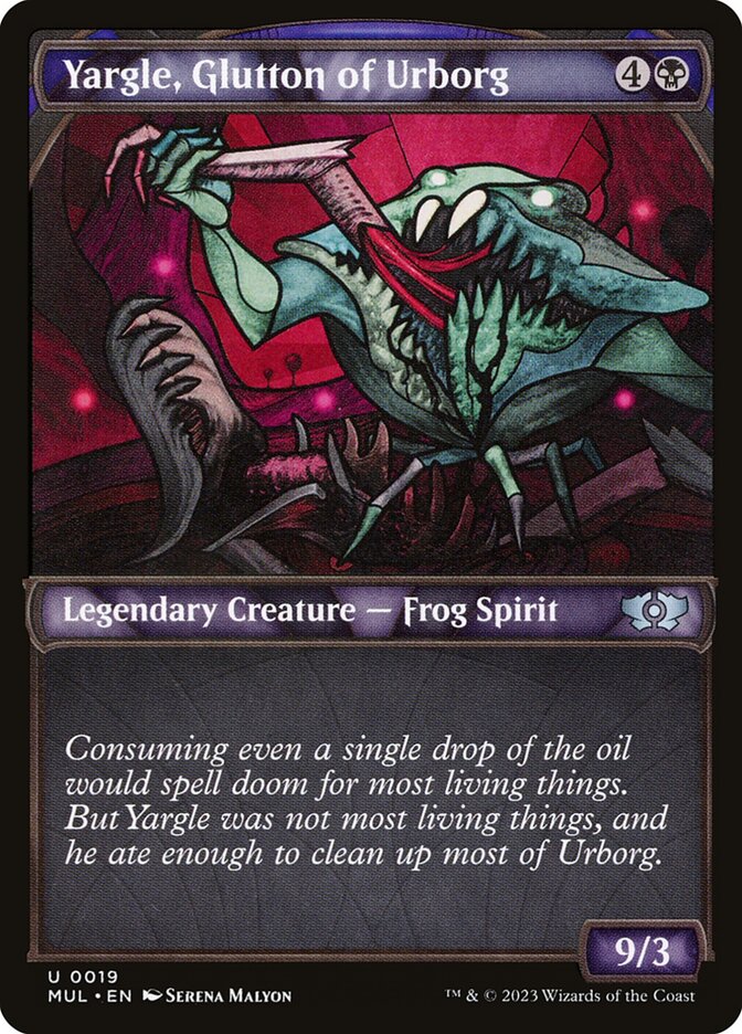 Yargle, Glutton of Urborg 19/65 (March of the Machine: Multiverse Legends)  - Showcase Foil | Good Games Cannington