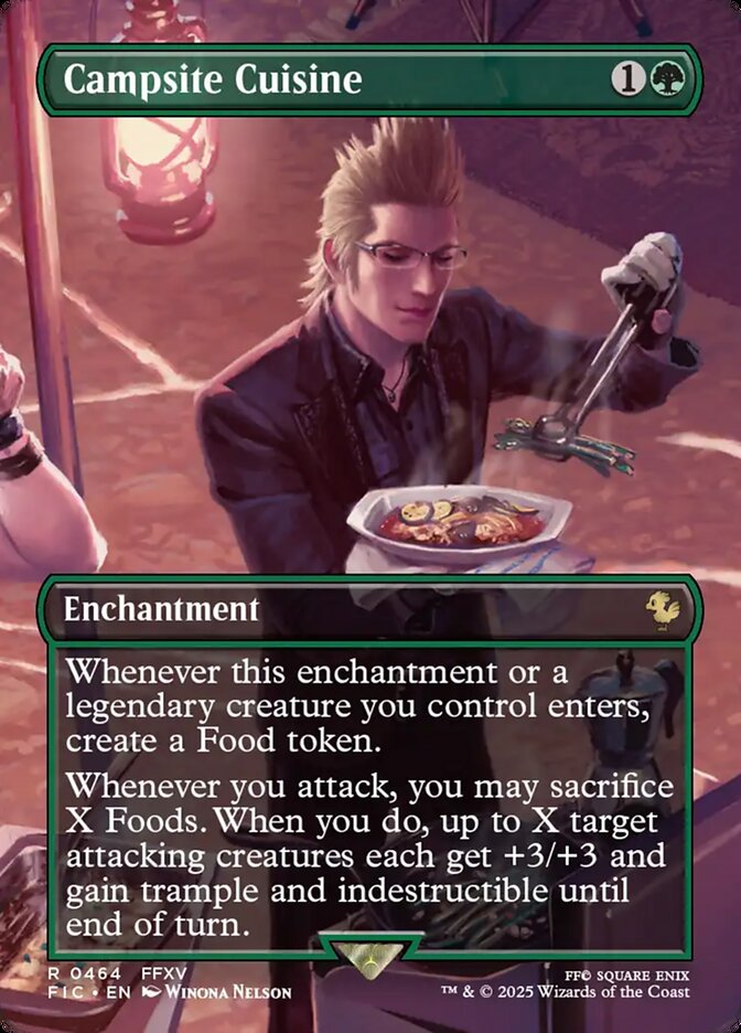 Campsite Cuisine 464 (Commander: FINAL FANTASY)  - Borderless | Good Games Cannington