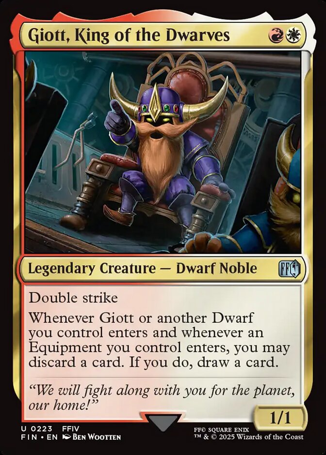 Giott, King of the Dwarves 223/309 (FINAL FANTASY)  | Good Games Cannington