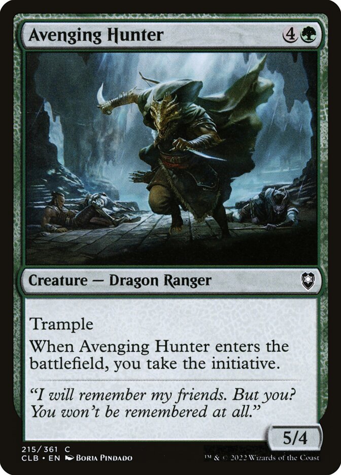 Avenging Hunter 215 (Commander Legends: Battle for Baldur's Gate)  | Good Games Cannington