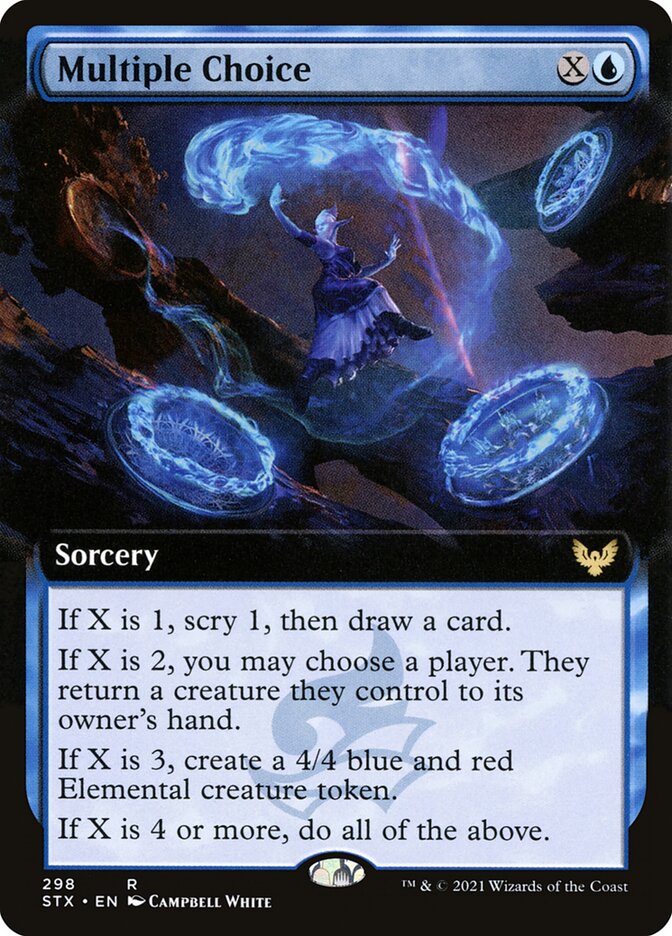 Multiple Choice 298 (Strixhaven: School of Mages)  - Foil | Good Games Cannington