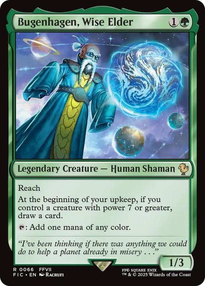 Bugenhagen Wise Elder Surge Foil 66 (Commander: FINAL FANTASY)  - Surge Foil | Good Games Cannington