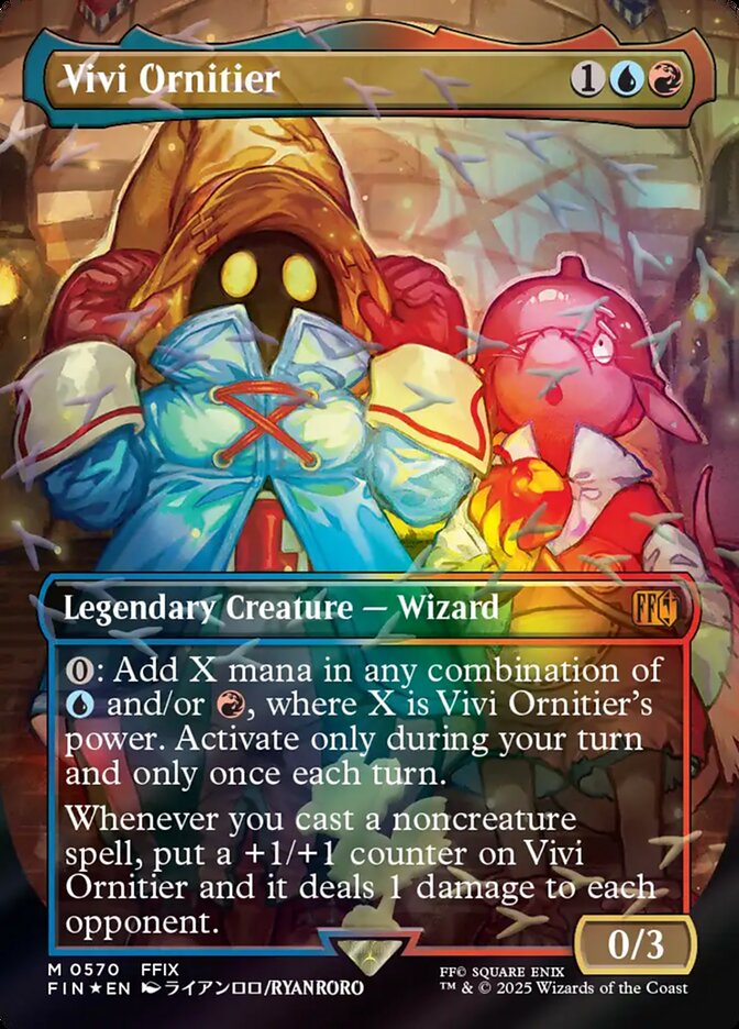 Vivi Ornitier  570 (FINAL FANTASY)  - Borderless Chocobo Track Foil | Good Games Cannington