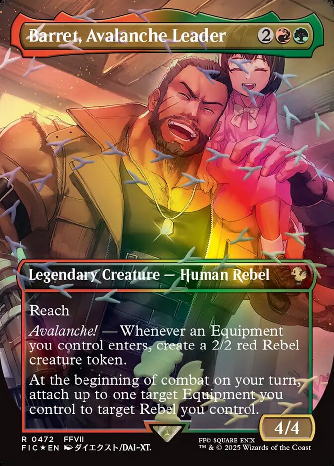 Barret, Avalanche Leader 472 (Commander: FINAL FANTASY)  - Foil | Good Games Cannington